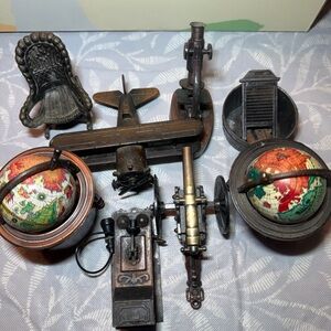 Vintage Style Metal Miniatures Set Of Pencil Sharpeners 8 items